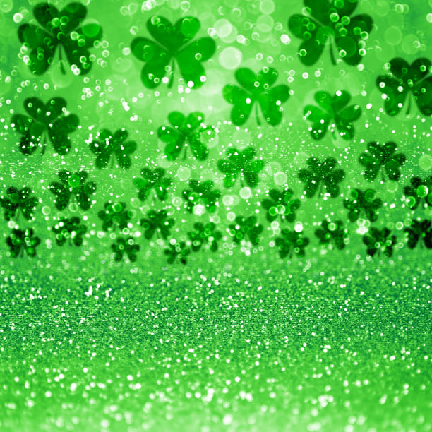 istock Lucky St. Patrick's Day Spring Glitter Background Banner 1208470111