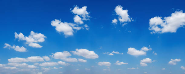 istock panorama blue sky with white cloud background nature view 1208481259