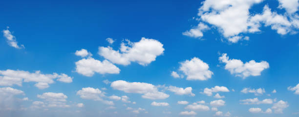 istock panorama blue sky with white cloud background nature view 1208481318