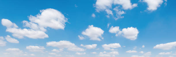istock panorama blue sky with white cloud background nature view 1208481362