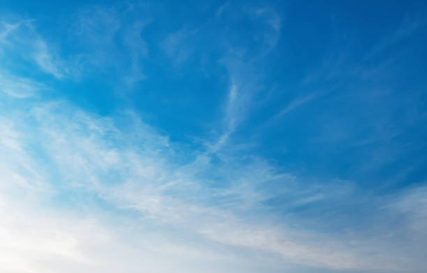 istock beautiful blue sky with white cloud and sunlight 1208482124