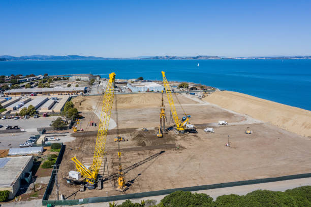 budowa wyspy skarbów - treasure island california zdjęcia i obrazy z banku zdjęć