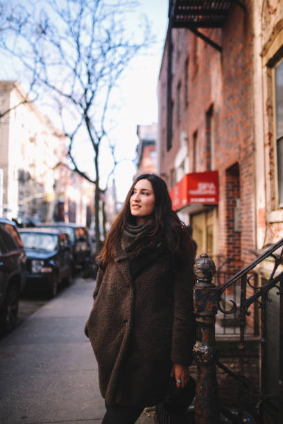 istock Young woman enjoying a day in NYC 1208488703