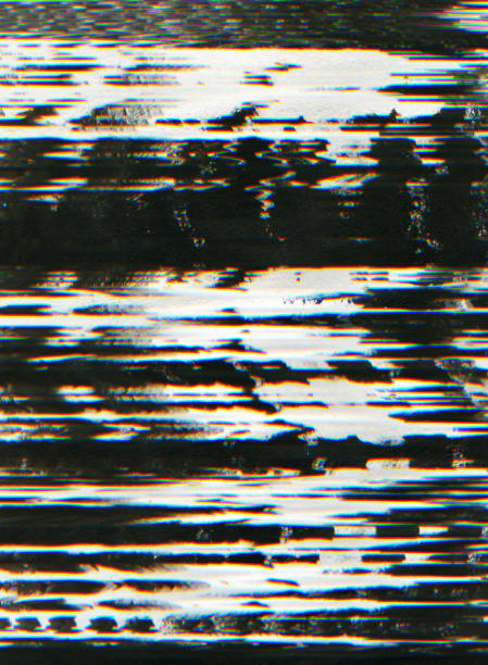 istock Abstract scanned digital pixel noise glitch background 1208498687