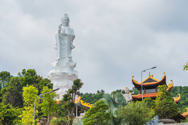 istock Beautiful Buddhist temple on the hillside, Phu Quoc, Vietnam 1208507332