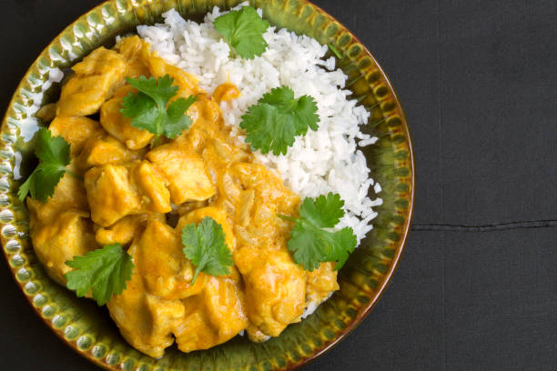 istock spicy chicken stewed in curry sauce. 1208507334