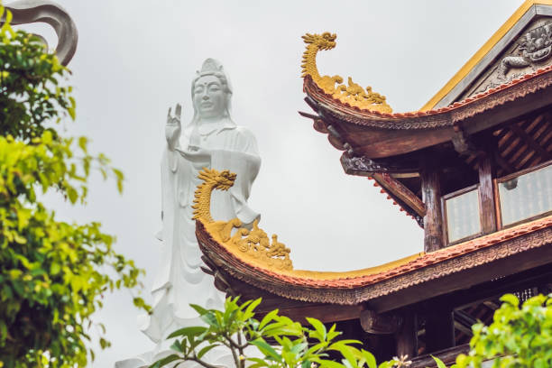 istock Beautiful Buddhist temple on the hillside, Phu Quoc, Vietnam 1208507362
