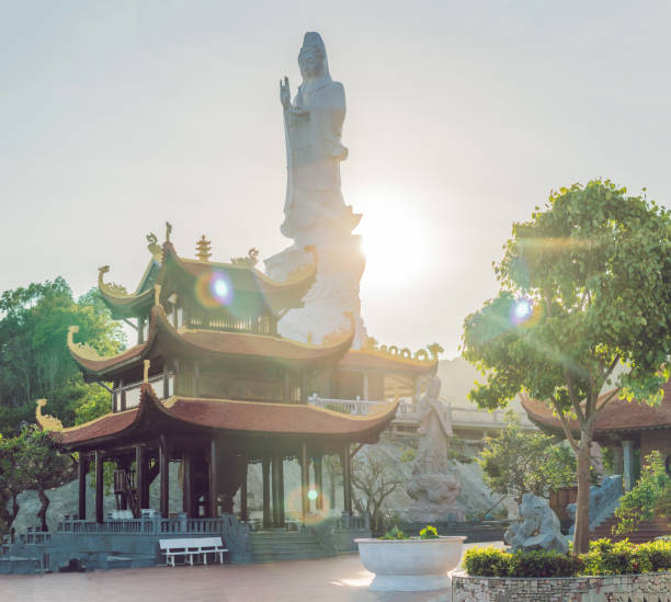 istock Beautiful Buddhist temple on the hillside, Phu Quoc, Vietnam 1208508764