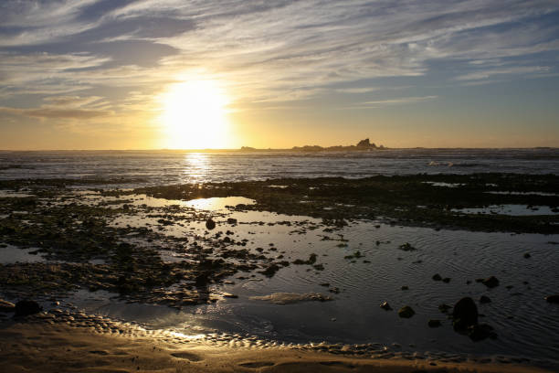 landscapes of Legzira beach on the south Morocco
