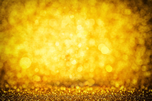 istock Banner of defocused gold glitter 1208520507