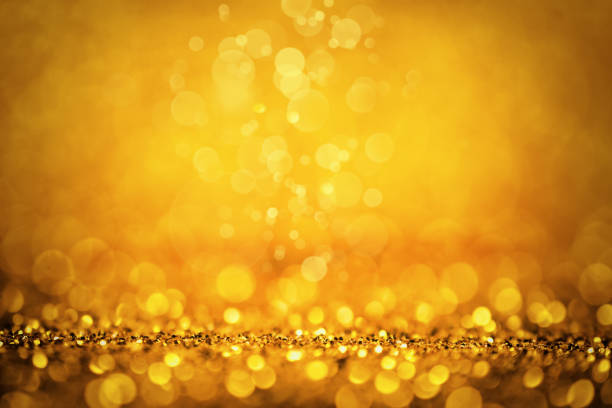 istock Banner of defocused gold glitter 1208520513