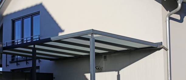 istock High quality aluminium carport 1208521786