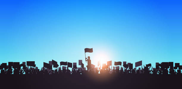 istock silhouette of people crowd protesters holding protest posters men women with blank vote placards demonstration speech political freedom concept horizontal portrait 1208522988
