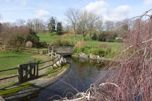 istock Public park pond in the Paris region 1208523664
