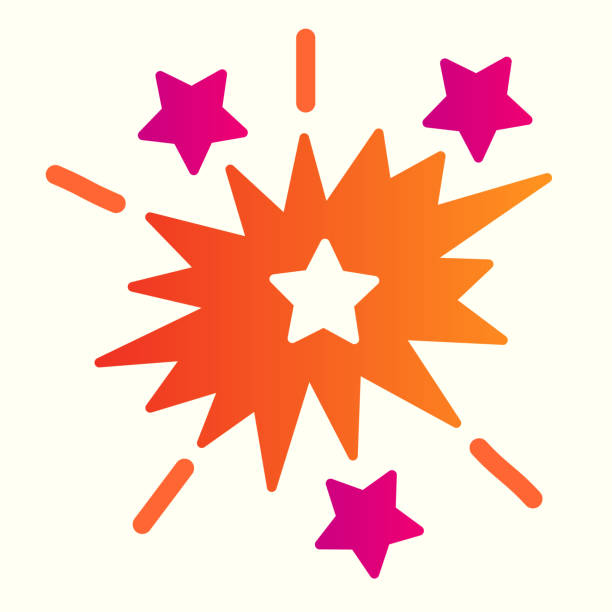 ilustrações de stock, clip art, desenhos animados e ícones de explosion line icon. starburst blast shapes. astronomy vector design concept, outline style pictogram on white background, use for web and app. eps 10. - sparks