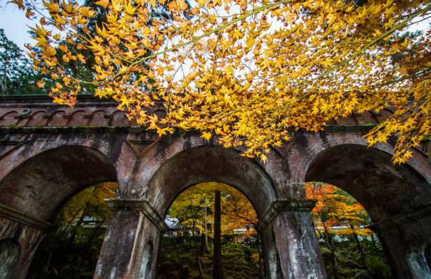 Aqueduct of the Lake Biwa Canal stock photo