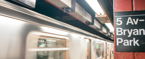 istock Fifth Avenue - Bryant Park subway station interior, Manhattan 1208528997