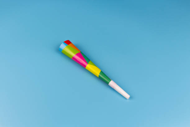 istock Paper trumpet multicolored 1208531899