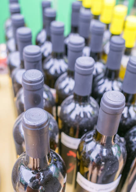 istock Bottles of red wine 1208535363
