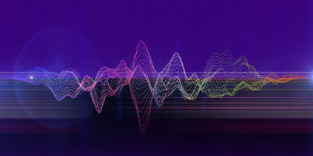 istock Music abstract wave background. Sound lines color concept. Equalizer with gradient lines sound and music waves. Sound  color lines concept. 1208536504