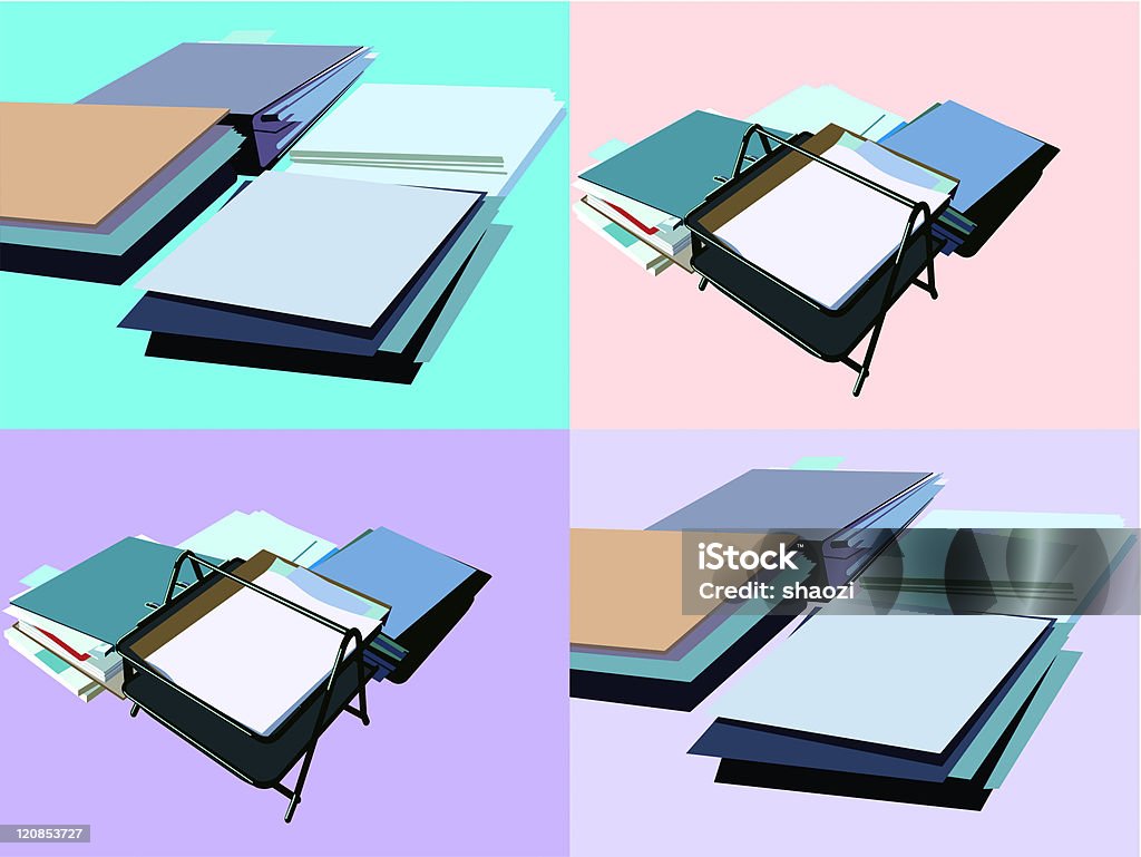 Document Background Vector Document Background Stock Illustration - Download Image Now - Blue ...