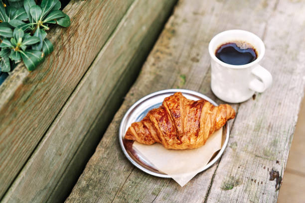 Delicious croissant for breakfast