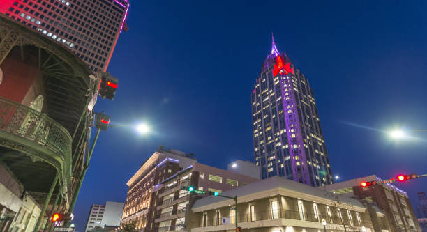 istock Night skyline of Mobile, Alabama 1208539098