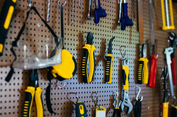 istock Tools for repair on the lattice 1208539318