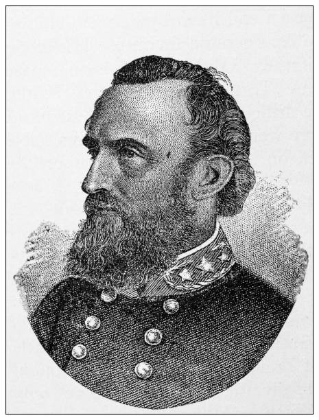 istock Antique illustration of important people of the past: Thomas Jonathan Jackson 1208541789