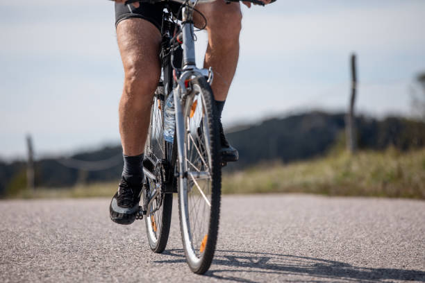 istock Low Section of Active Senior Adult Cyclist 1208544063
