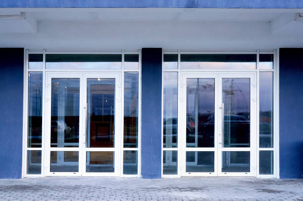 istock Entrance in modern building. 1208545888