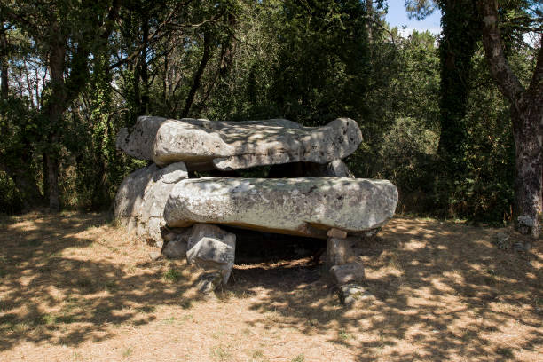 istock Dolmen de Roch-Feutet near Carnac in Britanny 1208551729