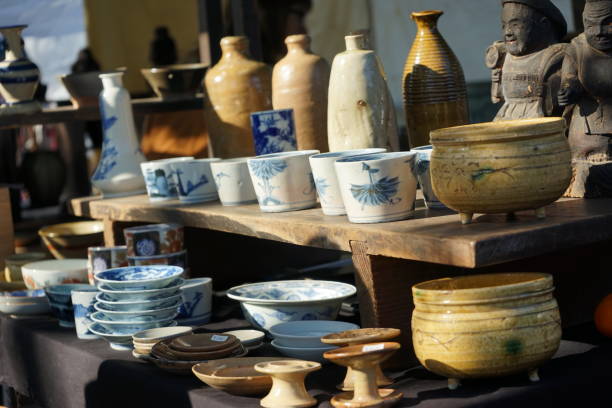 istock Antique market in Japan 1208557115