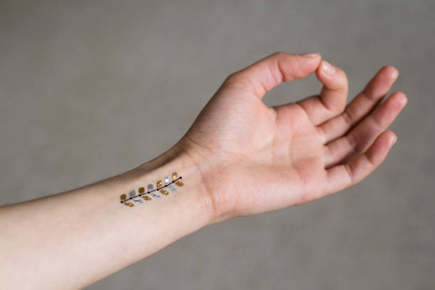 istock young woman's hand with temporary tattoo 1208561299