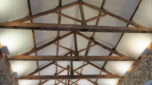 Roof truss or trusses old oak timbers