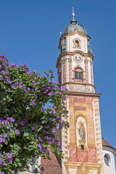 istock Tower of Mittenwalder parish church 1208567832