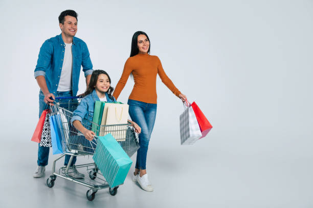 istock Abundance of purchases. 1208568102