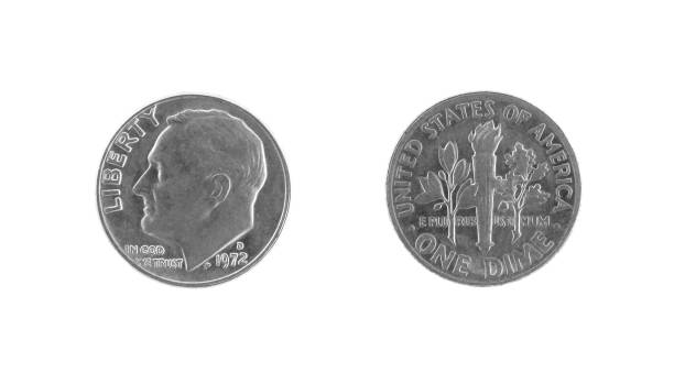 istock USA one dime coin year 1972 1208571081