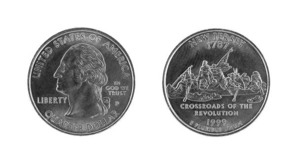 istock USA quarter dollar year 1999. New Jersey 1208571095