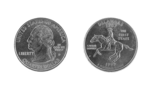 istock USA quarter dollar year 1999. Delaware 1208571109