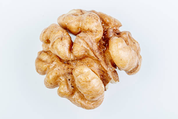 istock macro juglandaceae nuts, walnut on a white background 1208573664