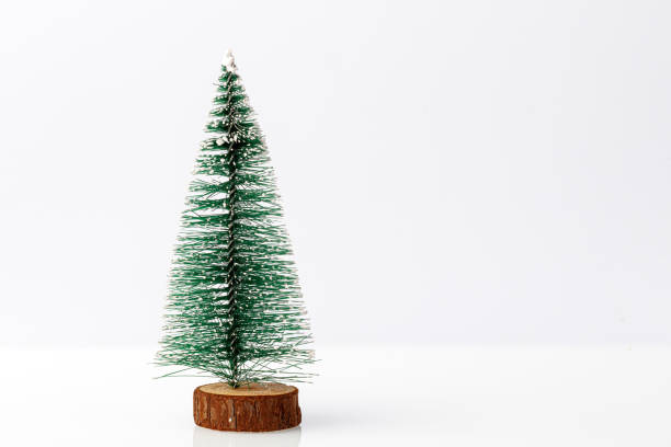 istock Christmas green background on white background close 1208574135
