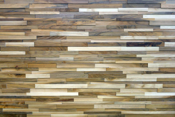 istock slim stacked tan brown cream slate rock wall distance view 1208576868