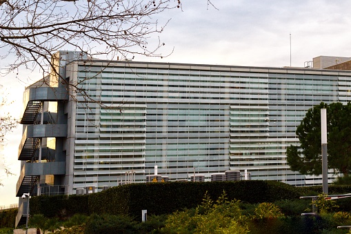 In the picture we can see a sustainable corporate building in Viladecans province of Barcelona.