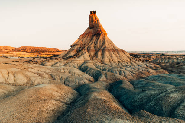istock Desert land textured and orange 1208578643