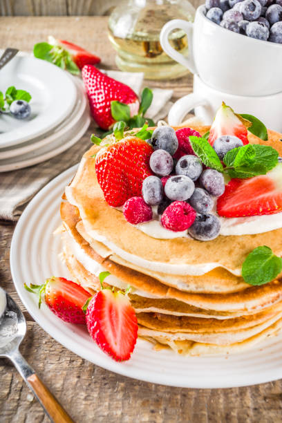 istock Sweet crepes with berries 1208579068