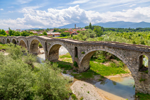 Historical Tailor's Bridge in Kosovo