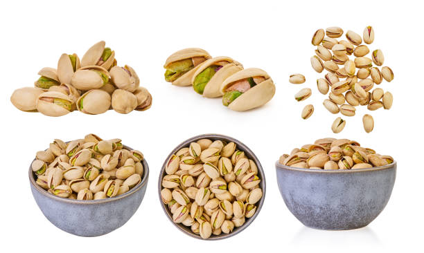 istock set of pistachios with clipping path 1208580738