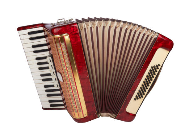 istock Retro accordion isolated 1208585434