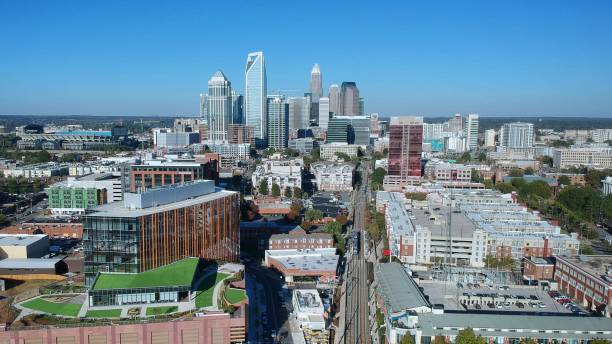istock Charlotte Skyline on a Clear Day 1208585820